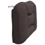 Padded headboard dark brown fabric 100 cm by , Headboards and footboards - Ref: Foro24-374552, Price: 39,23 €, Discount: %