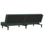 Sofá cama de 2 plazas terciopelo verde oscuro de , Sofás - Ref: Foro24-375928, Precio: 235,80 €, Descuento: %