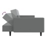 2-Sitzer-Schlafsofa hellgrauer Samt von , Sofas - Ref: Foro24-375937, Preis: 289,99 €, Rabatt: %
