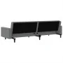 2-Sitzer-Schlafsofa hellgrauer Samt von , Sofas - Ref: Foro24-375937, Preis: 285,22 €, Rabatt: %