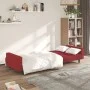 2-Sitzer-Schlafsofa Samt in der Farbe Rotwein von , Sofas - Ref: Foro24-375942, Preis: 251,09 €, Rabatt: %