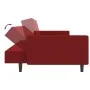 2-Sitzer-Schlafsofa Samt in der Farbe Rotwein von , Sofas - Ref: Foro24-375942, Preis: 251,09 €, Rabatt: %