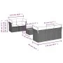 Set Gartensofas mit Kissen 6 Stück synthetisches Rattan beige von , Gartensets - Ref: Foro24-3223482, Preis: 416,40 €, Rabatt: %