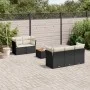 6-piece garden sofa set and black synthetic rattan cushions by , Garden sets - Ref: Foro24-3223480, Price: 374,40 €, Discount: %