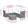 Set Gartensofas mit Kissen 6 Stück synthetisches Rattan beige von , Gartensets - Ref: Foro24-3223636, Preis: 411,88 €, Rabatt: %