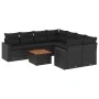 8-piece garden sofa set with black synthetic rattan cushions by , Garden sets - Ref: Foro24-3224046, Price: 560,45 €, Discoun...