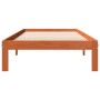 Estructura de cama madera maciza pino marrón cera 100x200 cm de , Camas y somieres - Ref: Foro24-844169, Precio: 79,99 €, Des...