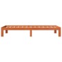 Estructura de cama madera maciza pino marrón cera 100x200 cm de , Camas y somieres - Ref: Foro24-844169, Precio: 79,99 €, Des...