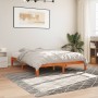 Estructura de cama madera maciza pino marrón cera 180x200 cm de , Camas y somieres - Ref: Foro24-844174, Precio: 118,57 €
