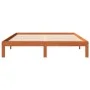 Bettgestell aus massivem, wachsbraunem Kiefernholz, 180 x 200 cm von , Betten und Lattenroste - Ref: Foro24-844174, Preis: 11...