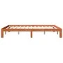 Bettgestell aus massivem, wachsbraunem Kiefernholz, 180 x 200 cm von , Betten und Lattenroste - Ref: Foro24-844174, Preis: 11...
