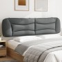 Cabecero de cama acolchado tela gris claro 200 cm | Foro24.es | Tu tienda online para hogar, jardín y más Foro24.es