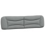 Cabecero de cama acolchado tela gris claro 200 cm | Foro24.es | Tu tienda online para hogar, jardín y más Foro24.es