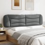 Cabecero de cama acolchado tela gris claro 200 cm | Foro24.es | Tu tienda online para hogar, jardín y más Foro24.es