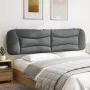 Cabecero de cama acolchado tela gris claro 200 cm de , Cabeceros y pies de cama - Ref: Foro24-374616, Precio: 100,89 €, Descu...