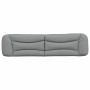Cabecero de cama acolchado tela gris claro 200 cm | Foro24.es | Tu tienda online para hogar, jardín y más Foro24.es