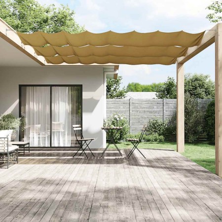 Toldo vertical beige 180x1200 cm tela oxford