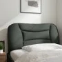 Dark gray fabric padded headboard 90 cm by , Headboards and footboards - Ref: Foro24-374538, Price: 44,19 €, Discount: %