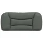 Dark gray fabric padded headboard 90 cm by , Headboards and footboards - Ref: Foro24-374538, Price: 44,19 €, Discount: %