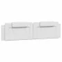 Cabecero de cama acolchado cuero sintético blanco 200 cm de , Cabeceros y pies de cama - Ref: Foro24-374815, Precio: 68,27 €,...