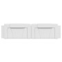 White synthetic leather padded bed headboard 200 cm by , Headboards and footboards - Ref: Foro24-374815, Price: 68,87 €, Disc...