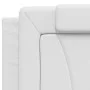 Cabecero de cama acolchado cuero sintético blanco 200 cm de , Cabeceros y pies de cama - Ref: Foro24-374815, Precio: 68,27 €,...
