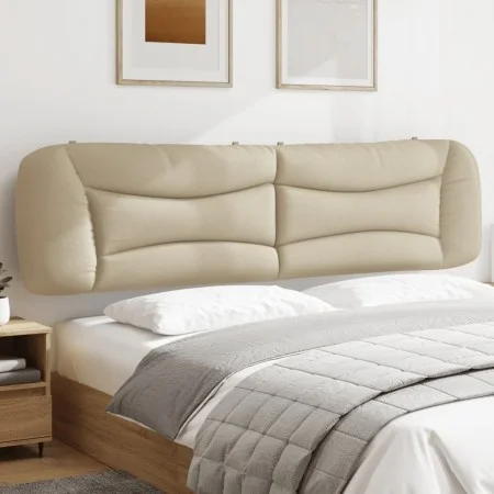 Gepolstertes Kopfteil aus cremefarbenem Stoff, 200 cm von , Kopf- und Fußteile - Ref: Foro24-374621, Preis: 105,38 €, Rabatt: %