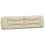 Padded headboard in cream fabric 200 cm by , Headboards and footboards - Ref: Foro24-374621, Price: 96,40 €, Discount: %