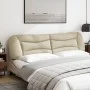 Padded headboard in cream fabric 200 cm by , Headboards and footboards - Ref: Foro24-374621, Price: 105,38 €, Discount: %