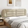 Padded headboard in cream fabric 200 cm by , Headboards and footboards - Ref: Foro24-374621, Price: 105,38 €, Discount: %