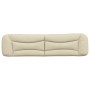 Padded headboard in cream fabric 200 cm by , Headboards and footboards - Ref: Foro24-374621, Price: 96,40 €, Discount: %