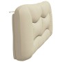 Gepolstertes Kopfteil aus cremefarbenem Stoff, 200 cm von , Kopf- und Fußteile - Ref: Foro24-374621, Preis: 104,57 €, Rabatt: %