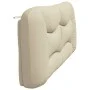 Padded headboard in cream fabric 200 cm by , Headboards and footboards - Ref: Foro24-374621, Price: 105,38 €, Discount: %