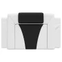 Cabecero de cama acolchado cuero sintético blanco y negro 80 cm de , Cabeceros y pies de cama - Ref: Foro24-374766, Precio: 3...
