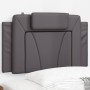 Cabecero de cama acolchado cuero sintético gris 90 cm de , Cabeceros y pies de cama - Ref: Foro24-374770, Precio: 35,07 €