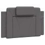 Cabecero de cama acolchado cuero sintético gris 90 cm de , Cabeceros y pies de cama - Ref: Foro24-374770, Precio: 39,85 €, De...