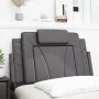 Cabecero de cama acolchado cuero sintético gris 90 cm de , Cabeceros y pies de cama - Ref: Foro24-374770, Precio: 39,85 €, De...