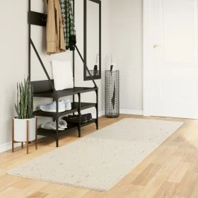 Alfombra peluda de pelo largo moderna PAMPLONA crema 80x250 cm de , Alfombras - Ref: Foro24-375231, Precio: 35,79 €, Descuent...