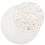 Moderne langflorige Pelzdecke PAMPLONA creme Ø 100 cm von , Teppiche - Ref: Foro24-375244, Preis: 35,86 €, Rabatt: %