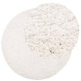 Moderne langflorige Pelzdecke PAMPLONA creme Ø 100 cm von , Teppiche - Ref: Foro24-375244, Preis: 36,49 €, Rabatt: %