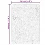 Alfombra peluda de pelo largo moderna PAMPLONA azul 240x340 cm de , Alfombras - Ref: Foro24-375329, Precio: 147,23 €, Descuen...