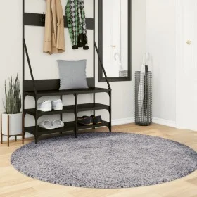 Modern long pile shaggy rug PAMPLONA blue Ø 160 cm by , Rugs - Ref: Foro24-375334, Price: 50,20 €, Discount: %