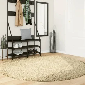 Moderner langfloriger Haarteppich PAMPLONA gold Ø 200 cm von , Teppiche - Ref: Foro24-375357, Preis: 63,44 €, Rabatt: %