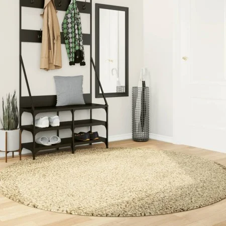 Alfombra peluda de pelo largo moderna PAMPLONA dorado Ø 200 cm de , Alfombras - Ref: Foro24-375357, Precio: 63,44 €, Descuent...