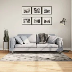 Moderner Langflorteppich PAMPLONA beige anthrazit 120x170 cm von , Teppiche - Ref: Foro24-375388, Preis: 40,41 €, Rabatt: %
