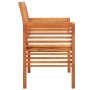2-Sitzer Gartenbank mit Kissen massives Akazienholz 120 cm von vidaXL, Gartenbänke - Ref: Foro24-45967, Preis: 160,29 €, Raba...