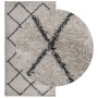 Moderner Langflorteppich PAMPLONA beige anthrazit 80x150 cm von , Teppiche - Ref: Foro24-375383, Preis: 28,14 €, Rabatt: %
