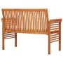 2-Sitzer Gartenbank mit Kissen massives Akazienholz 120 cm von vidaXL, Gartenbänke - Ref: Foro24-45967, Preis: 160,29 €, Raba...