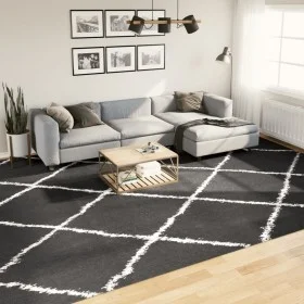 Moderner Langflorteppich PAMPLONA schwarz und creme 300x400cm von , Teppiche - Ref: Foro24-375418, Preis: 185,24 €, Rabatt: %