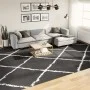 Modern long pile rug PAMPLONA in black and cream 300x400cm by , Rugs - Ref: Foro24-375418, Price: 185,24 €, Discount: %